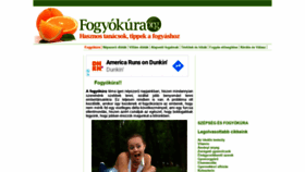 What Fogyokura.org website looked like in 2020 (4 years ago)
