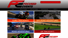 What Focusedevents.com website looked like in 2020 (4 years ago)