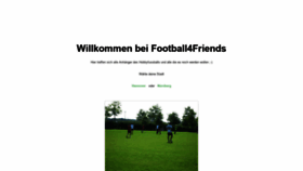 What Football4friends.de website looked like in 2020 (3 years ago)