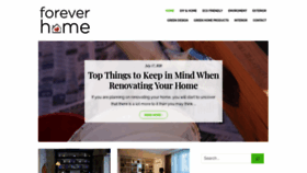 What Foreveryhome.net website looked like in 2020 (3 years ago)