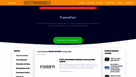 What Francecuir.fr website looked like in 2020 (3 years ago)