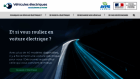 What France-mobilite-electrique.fr website looked like in 2020 (3 years ago)