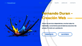 What Fernandoduran.com.es website looked like in 2020 (3 years ago)
