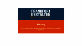 What Frankfurt-gestalten.de website looked like in 2020 (3 years ago)