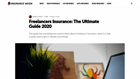What Freelancersinsuranceco.com website looked like in 2020 (3 years ago)