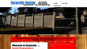 What Fencingdbn.co.za website looked like in 2020 (3 years ago)