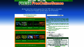 What Freshfreeonlinegames.com website looked like in 2020 (3 years ago)