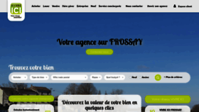 What Frossay-immobilier.com website looked like in 2020 (3 years ago)
