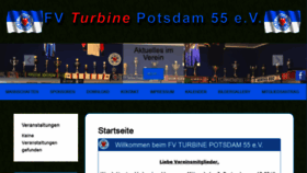 What Fvturbinepotsdam.de website looked like in 2020 (3 years ago)