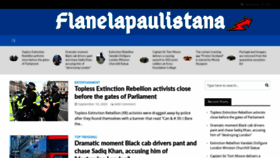 What Flanelapaulistana.com website looked like in 2020 (3 years ago)