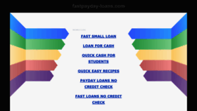 What Fastpayday-loans.com website looked like in 2020 (3 years ago)