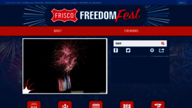 What Friscofreedomfest.org website looked like in 2020 (3 years ago)
