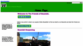 What Friendsofbeamish.co.uk website looked like in 2020 (3 years ago)