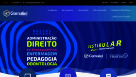 What Faculdadegamaliel.com.br website looked like in 2020 (3 years ago)