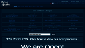 What Flyingspares.com website looked like in 2020 (3 years ago)