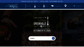 What Fallforgreenville.net website looked like in 2020 (3 years ago)