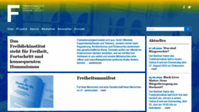 What Freiblickinstitut.de website looked like in 2020 (3 years ago)