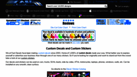 What Fastdecals.com website looked like in 2020 (3 years ago)