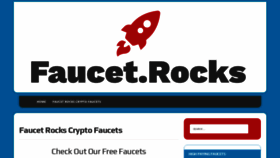 What Faucet.rocks website looked like in 2020 (3 years ago)