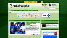What Fotbalportal.cz website looked like in 2020 (3 years ago)
