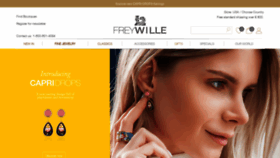 What Freywille.com website looked like in 2020 (3 years ago)