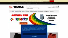 What Frankebaustoffe.de website looked like in 2020 (3 years ago)