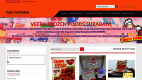 What Frozenfoodsurabaya.id website looked like in 2020 (3 years ago)