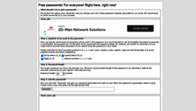What Freepasswordgenerator.com website looked like in 2020 (3 years ago)