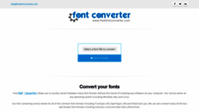 What Freefontconverter.com website looked like in 2020 (3 years ago)