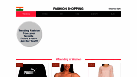 What Fashionshopping.in website looked like in 2020 (3 years ago)