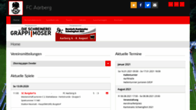 What Fcaarberg.ch website looked like in 2020 (4 years ago)