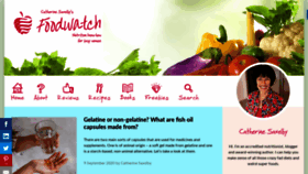 What Foodwatch.com.au website looked like in 2020 (3 years ago)