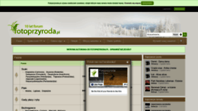 What Fotoprzyroda.pl website looked like in 2020 (3 years ago)