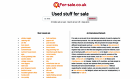 What For-sale.co.uk website looked like in 2020 (3 years ago)