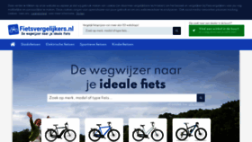 What Fietsvergelijkers.nl website looked like in 2020 (3 years ago)