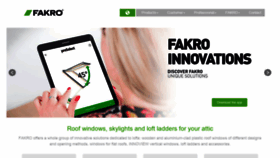 What Fakro.com website looked like in 2020 (3 years ago)