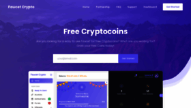 What Faucetcrypto.com website looked like in 2020 (5 years ago)
