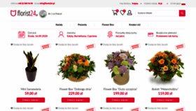 What Florist24.pl website looked like in 2020 (3 years ago)