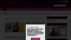 What Friseur-unternehmer.de website looked like in 2020 (3 years ago)