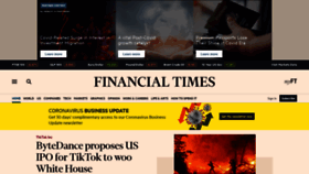 What Financialtimes.com website looked like in 2020 (3 years ago)
