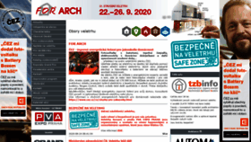 What Forarch.cz website looked like in 2020 (3 years ago)