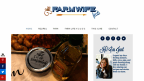 What Farmwifefeeds.com website looked like in 2020 (3 years ago)