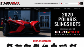 What Flatoutmotorcycles.com website looked like in 2020 (3 years ago)