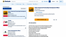 What Fundraisingjobs.co.uk website looked like in 2020 (3 years ago)