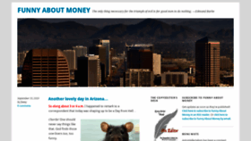 What Funny-about-money.com website looked like in 2020 (3 years ago)