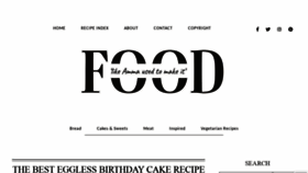 What Foodlikeammausedtomakeit.info website looked like in 2020 (3 years ago)