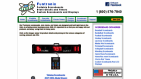 What Funtronixonline.com website looked like in 2020 (3 years ago)