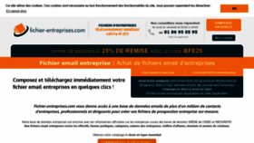 What Fichier-entreprises.com website looked like in 2020 (3 years ago)