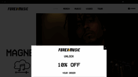 What Forexmusic.com website looked like in 2020 (3 years ago)
