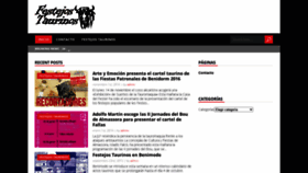 What Festejostaurinos.com website looked like in 2020 (3 years ago)